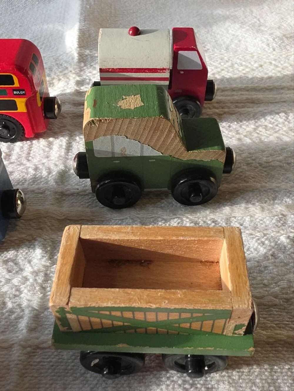 Vintage Thomas & Friends Multicolor Wooden Train and Vehicles Set